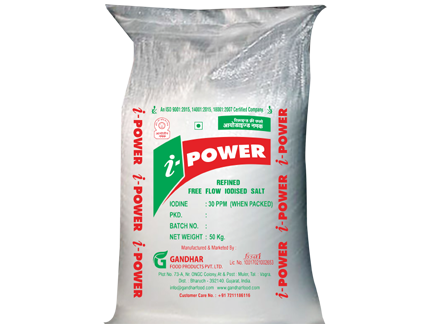 Refined Free Flow Iodised Salt