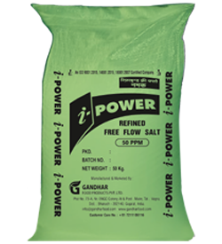 Refined Free Flow Salt(50 PPM)